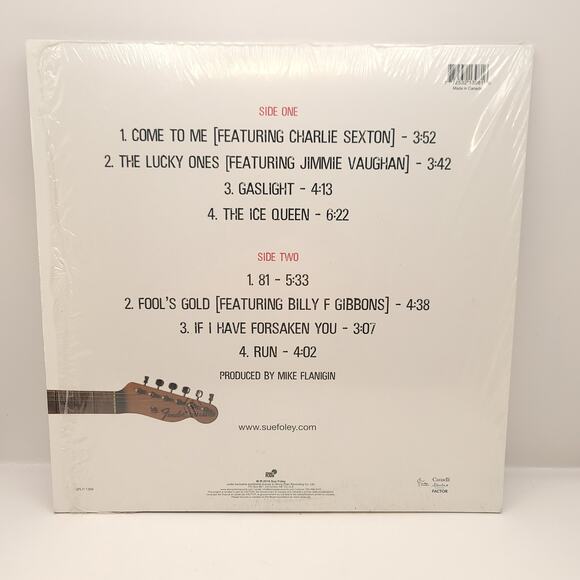 Sue Foley The Ice Queen Vinyl Record 2018 - Picture 2 of 6